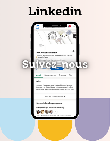 Retrouvez nos nouveautés ainsi que nos actualités en cliquant sur l'image pour vous abonnez sur le compte Linkedin du Groupe Panther